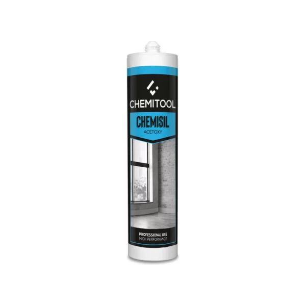 Silicone Transparente Pico Baño Cocina 300ML Chemisil Chemitool