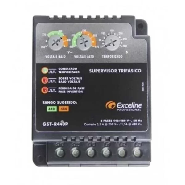 Supervisor Trifásico 480V GST-R440P Exceline