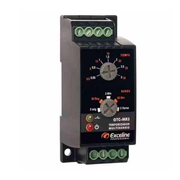 Temporizador Multirango GTC-MR3 Exceline