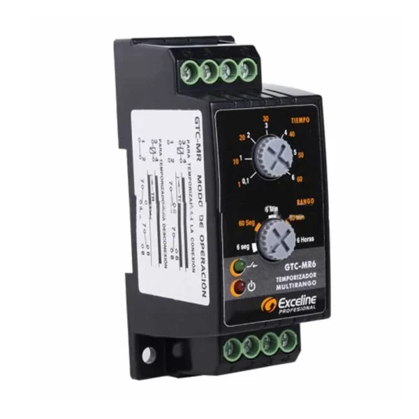 Temporizador Multirango GTC-MR6 Exceline