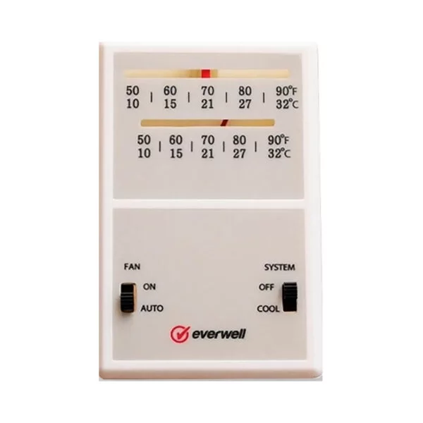 Termostato Analógico Fan Coil 1 Etapa TH-57 Everwell