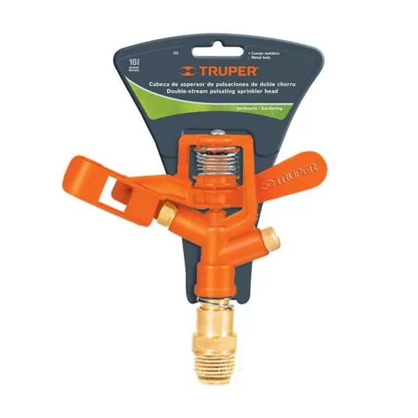 Aspersor Metálico Doble Chorro 10324 Truper