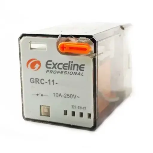 Relé 8 Pines 220v GRC-8-220VAC Exceline